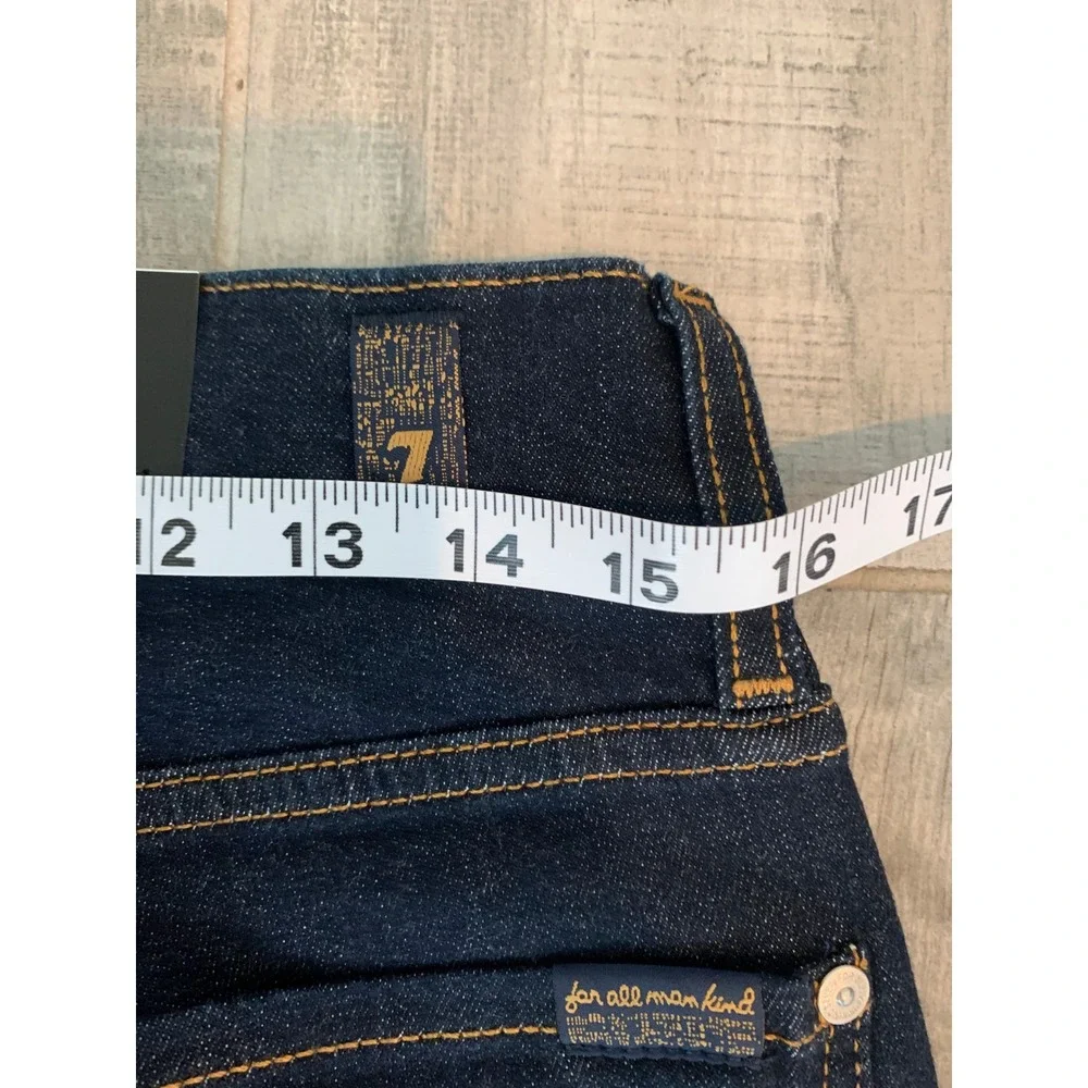 7‎ For All Mankind Slimmy Slim Straight Jeans Dark Wash Mens Size 31